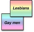 Gay men, Lesbians